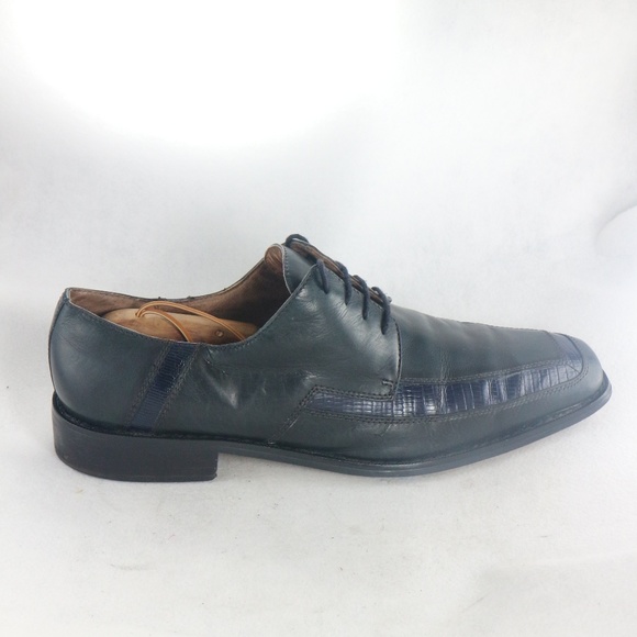 Giorgio Brutini Other - GIORGIO BRUTINI Deep Green Snakeskin Accent Oxford